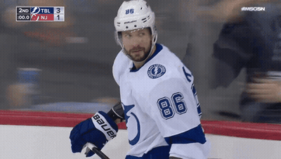 Hockey Player Number 86 On Ice GIF