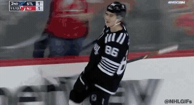 Hockey Player Number 86 On Ice GIF