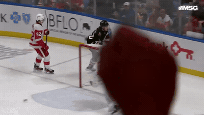 Hockey Player Number 92 Standing On Ice GIF