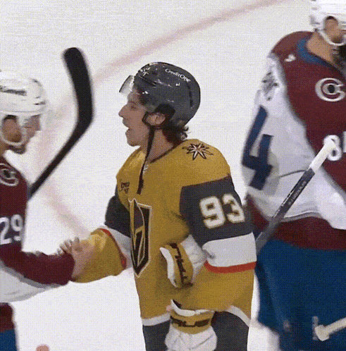 Hockey Player Number 93 Jersey GIF