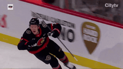 Hockey Player On Ice With Citytv Logo GIF