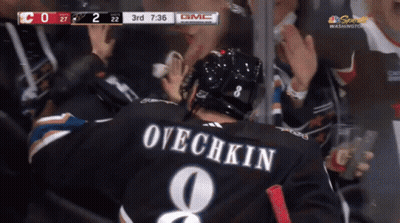 Hockey Player Ovechkin Jersey GIF