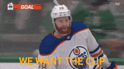 Hockey Player Says We Want The Cup GIF