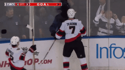 Hockey Player Tkachuk Jersey GIF
