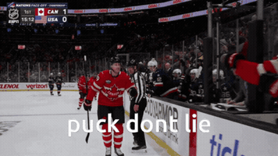 Hockey Player Walking Off Ice Puck Dont Lie GIF