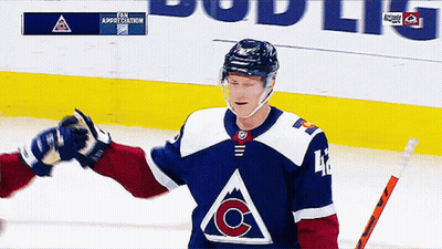 Hockey Player Wearing C Jersey GIF