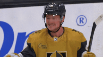 Hockey Player Wearing Cerca Sports Jersey GIF