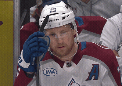 Hockey Player Wearing Helmet 29 GIF