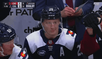 Hockey Player Wearing Helmet 29 GIF
