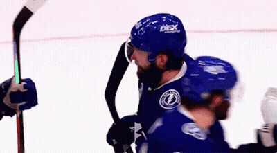 Hockey Player Wearing Helmet Saying Dix GIF