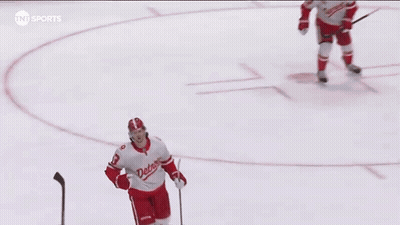 Hockey Player Wearing Jersey Number 23 GIF