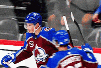Hockey Player Wearing Number 23 Jersey GIF