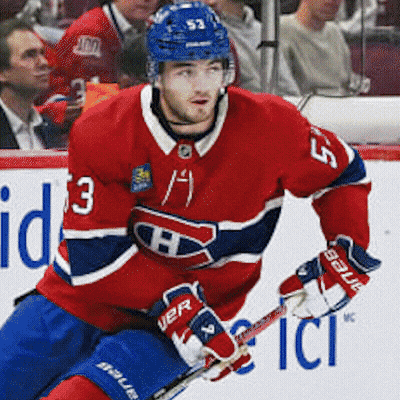Hockey Player Wearing Number 3 Jersey GIF