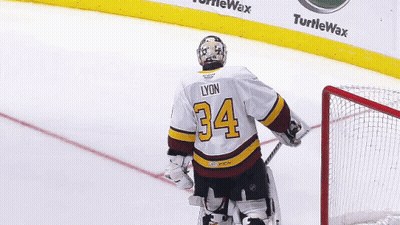Hockey Player Wearing Number 34 Jersey GIF