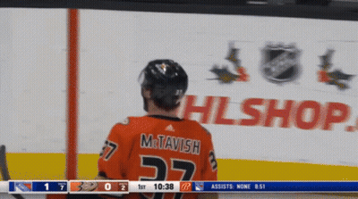 Hockey Player Wearing Number 37 GIF
