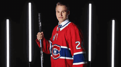 Hockey Player Wearing Number 46 Jersey GIF