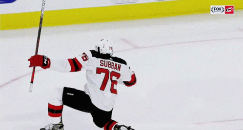 Hockey Player Wearing Number 76 Jersey GIF