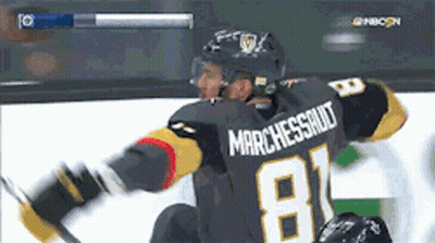 Hockey Player Wearing Number 81 Jersey GIF