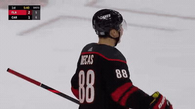 Hockey Player Wearing Number 88 Jersey GIF