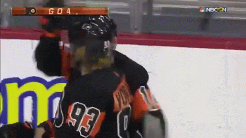 Hockey Player Wearing Number 93 Jersey GIF