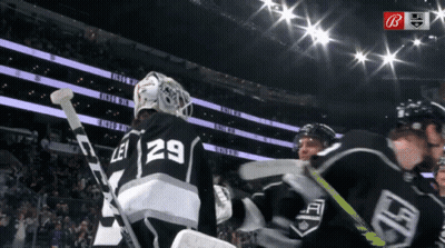 Hockey Player Wearing Walker Jersey GIF