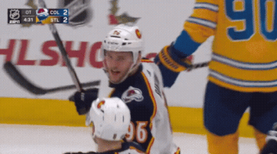 Hockey Player With 96 Jersey GIF