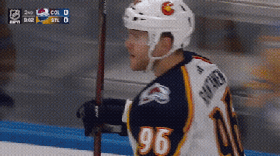 Hockey Player With 96 Jersey GIF