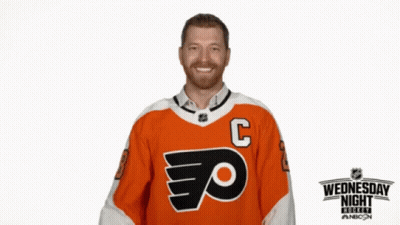 Hockey Player With C On Jersey GIF