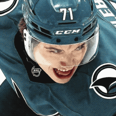 Hockey Player With CCM Helmet GIF