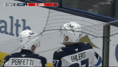Hockey Player With Ehlers On Jersey GIF