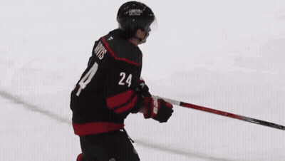 Hockey Player With Jarvis Jersey GIF