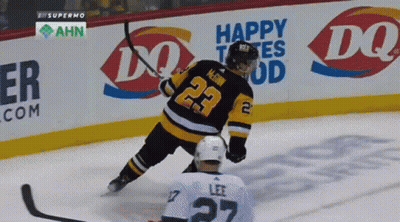 Hockey Player With Jersey Number 23 GIF
