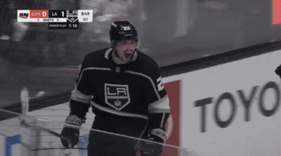 Hockey Player With LA Jersey GIF