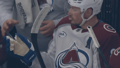 Hockey Player With MA Logo GIF