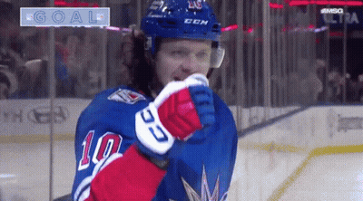 Hockey Player With Number 10 GIF