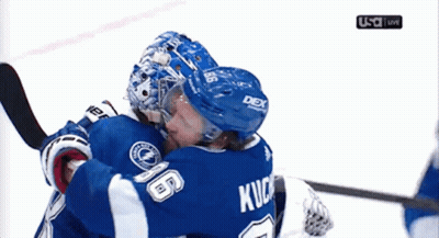 Hockey Player With Number 21 Jersey GIF