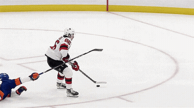 Hockey Player With Number 30 On Shirt GIF