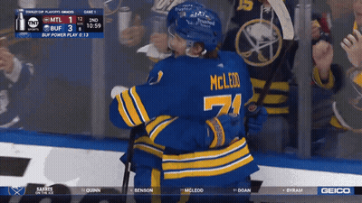 Hockey Player With Number 71 GIF