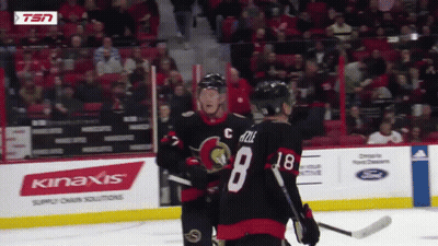 Hockey Player With Number 8 On Shirt GIF