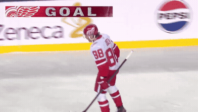 Hockey Player With Number 88 GIF