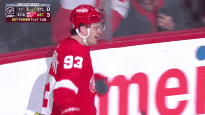 Hockey Player With Number 93 GIF