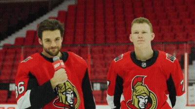 Hockey Player With Number 96 On Jersey GIF