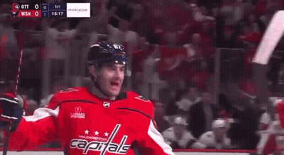 Hockey Players Celebrating Goal Number 2 GIF