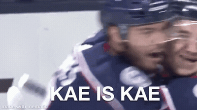 Hockey Players Celebrating Goal GIF