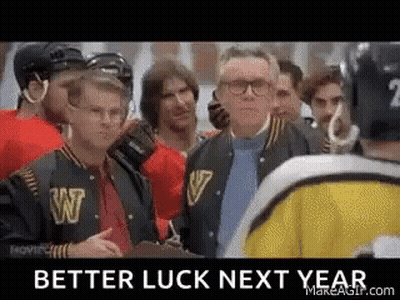 Hockey Players Saying Better Luck Next Year GIF