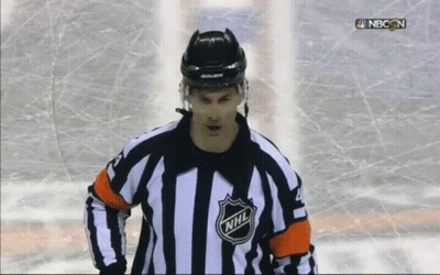 Hockey Referee In NHL Jersey GIF