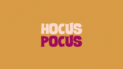 Hocus Pocus Logo GIF