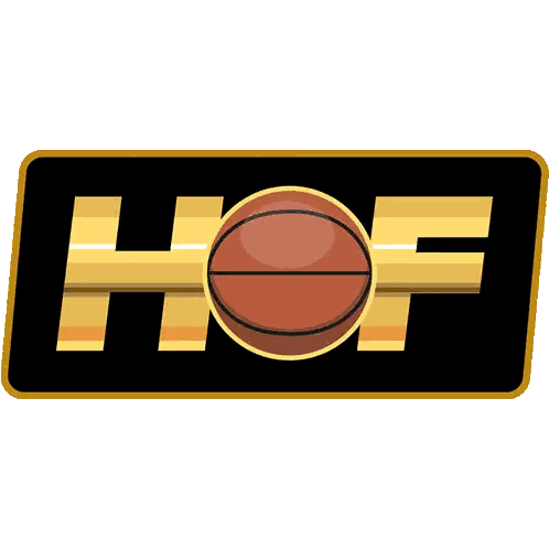HOF Logo With Basketball Sticker