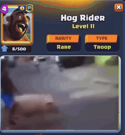Hog Rider Card In Clash Of Clans GIF