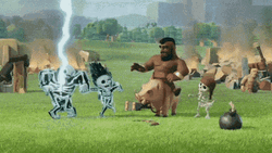 Hog Rider Electrocuted Body GIF